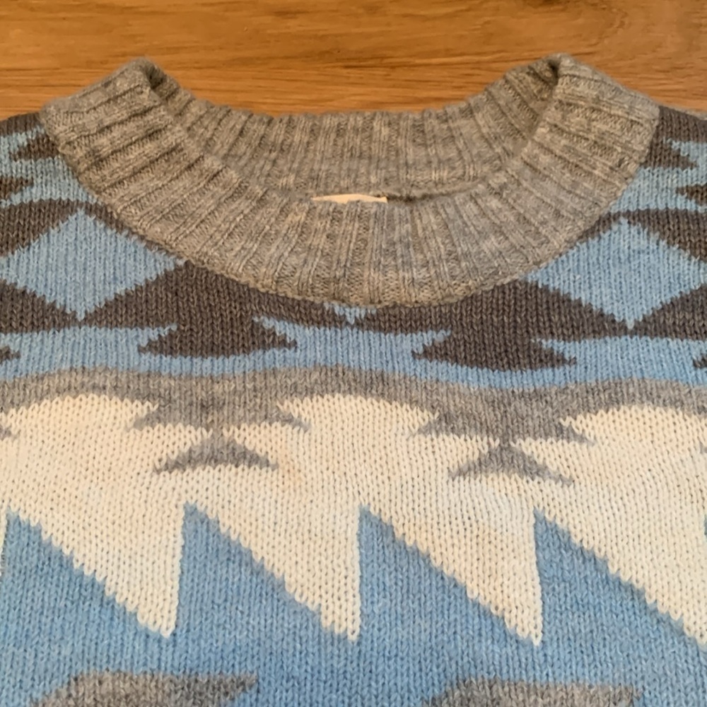 NWT ana Long Sleeve Crewneck Southwestern Style Pullover Sweater Women’s XXL - Picture 4 of 14